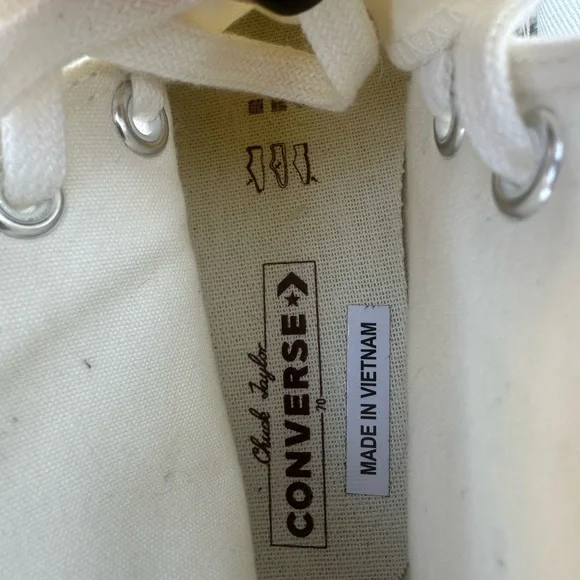Converse Chuck 70 Mixed Materials High Egret Cherry Daze Men’s 5.5 Women’s 7.5 - Picture 8 of 9